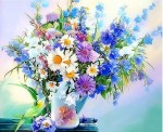 Картина по номерам "Полевые цветы" (40x50см)     