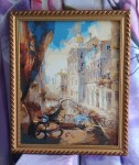 Картина в рамке "Венеция" (холст, акрил)        