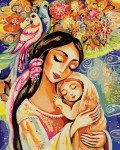 Картина по номерам "Мать и дитя" (40x50см) 