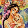 Картина по номерам "Мать и дитя" (40x50см) 