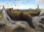 Картина по номерам "Мечтающий медведь" (40x50см)                